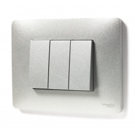 Одноклавишный выключатель Schneider Electric NU310130 (схема 1) 10А 1М (алюминий)