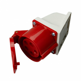 Штепсельное гнездо Horoz Electric с заземлением 16А (122-002-0005-010)