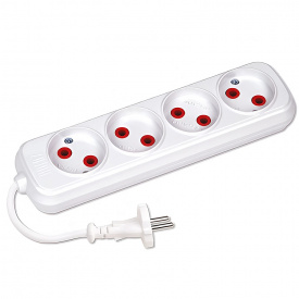 Сетевой удлинитель Horoz Electric 4 розетки с заземлением 5 м (200-405-401)