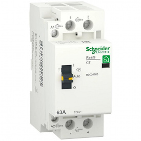 Магнитный контактор Schneider Electric RESI9 1P+N 63A 2NO 230В (R9C20263)