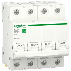 Автоматический выключатель Schneider Electric RESI9 6кА 4P 40A C (R9F12440)