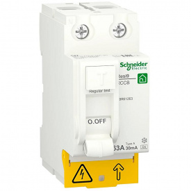 Дифференциальное реле Schneider Electric Resi9 63A 2P 30mA А (R9R61263)