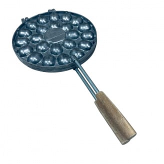 Форма-орешница для выпекания орешков A-Plus 2323 с ручками на 23 орешка 23 см Серый (23670)