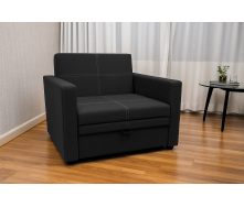 Кресло мягкое раскладное Tobi Sho Максиан рогожка Bahama Антрацит/42, 940х850х730 мм