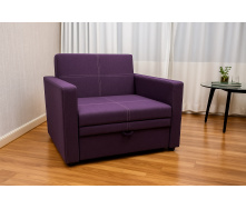 Кресло мягкое раскладное Tobi Sho Максиан рогожка Bahama Фиолетовый/47, 940х850х730 мм