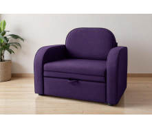 Кресло мягкое раскладное Tobi Sho Дрим рогожка Bahama Фиолетовый/47, 940х850х830 мм