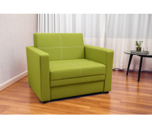Кресло мягкое раскладное Tobi Sho Максиан рогожка Bahama Салатовый/17, 940х850х830 мм