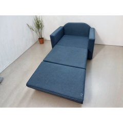 Кресло мягкое раскладное Tobi Sho Максиан рогожка Bahama Синий/30, 1040х850х830 мм Павлоград