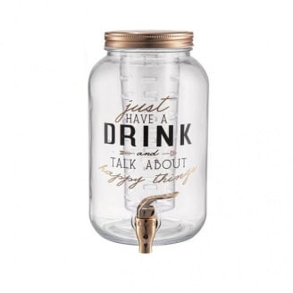 Скляний лимонадник з краном 3.5 л S&T 9037-03