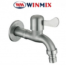 Winmix Кран для холодной воды BIB-03 1/2" (однокран) SUS304, из нержавеющей стали, Польша