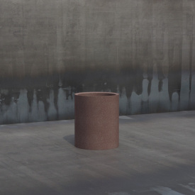 Вазон бетонный Осло S 36x30 см, уличный садовый Гранит