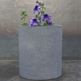 Вазон бетонный Осло S 36x30 см, уличный садовый