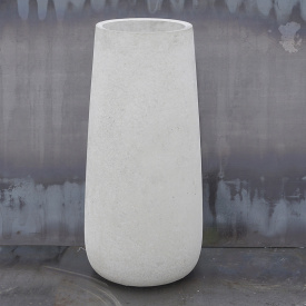 Ваза бетонная Неаполь L 100x48х48 см, уличная садовая Футеровка крошкой