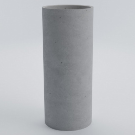 Ваза бетонная Осло XXL 120x50 см, уличная садовая Художественная покраска