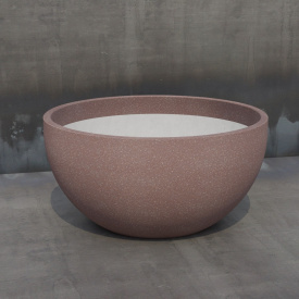 Горшок бетонный Вена L 45x90x90 см, уличный садовый Гранит