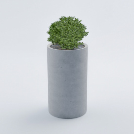 Вазон бетонный Осло L 70x40 см, уличный садовый