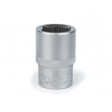 Головка торцева Polax автомобільна шестигранна 18 мм, 1/2", CrV (25-091)