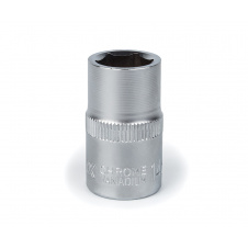 Головка торцева Polax автомобільна шестигранна 14 мм, 1/2", CrV (25-087)