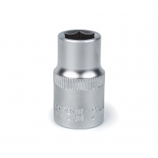 Головка торцева Polax автомобільна шестигранна 12 мм, 1/2", CrV (25-085)