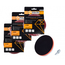 Набір наждачних кругів на липучці та платформа Polax 2 (335-61)