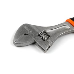 Ключ розвідний Polax з гумовою рукояттю 250 мм (25-019) Нова Каховка