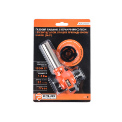 Газовий пальник з п'єзопідпалом Polax 1,3 кВ 1300°C (32-033) Королево