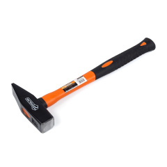 Молоток Polax слесарный фибергласовая обрезиненная рукоятка 1000 г (36-022) Ровно