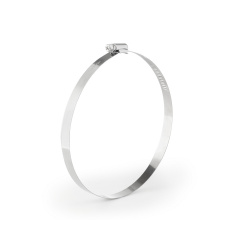 Хомут черв'ячний Polax із нержавіючої сталі 140-160 мм (37-037) Южноукраїнськ