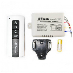 Вимикач дистанційний Feron TM76 1000W White Дзензелівка