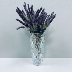 Ваза скляна Yujing GlassWare 2755 Diamond 22.5 см (23469) Чернівці