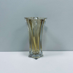 Ваза скляна Uniglass 8604 25 см Жовтий (23607) Житомир
