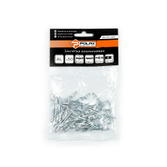 Заклепки витяжні алюмінієві 3,2 х 8 мм Polax (37-004) Калуш