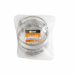 Хомут червячный Polax из нержавеющей стали 110-130 мм (37-035) Южноукраинск