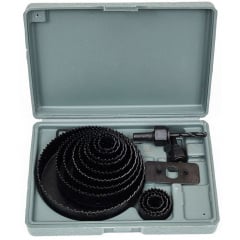 Набір корончастих фрез по дереву та гіпсокартону Polax 12 од (41-003) Южноукраїнськ