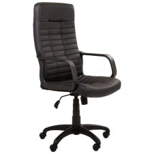 Офісне крісло Атлет AMF PL Tilt чорне