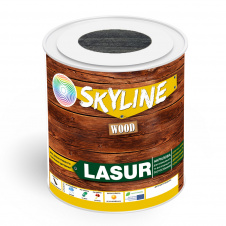 Лазур декоративно-захисна для обробки дерева Skyline LASUR Wood Графітовий 0,75 л