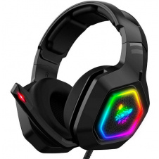 Игровая гарнитура Onikuma Gaming K10 Pro LED с RGB подсветкой Черный