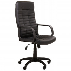 Офісне крісло Атлет AMF PL Tilt чорне Косов