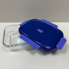 Ємність скляна з пластиковою кришкою Luminarc Click Clack X0085 1520 мл Синій (23736) Львів