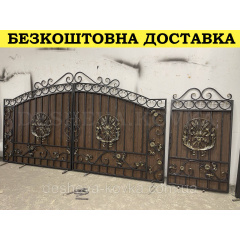 Кованые ворота из элементами художественной ковки Київ