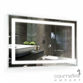 Прямоугольное зеркало с LED-подсветкой и подогревом Liberta Lodi 500x1000 сенсорный выкл. внизу по центру