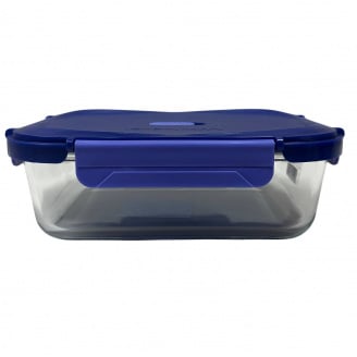 Ємність скляна з пластиковою кришкою Luminarc Click Clack X0085 1520 мл Синій (23736)