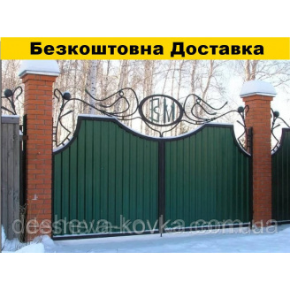 Кованые ворота из ковкой