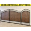 Кованые ворота из профнастила и ковкой Код: А-01276 Измаил