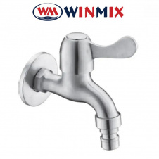 Winmix Кран для холодной воды BIB-02 1/2" (однокран) SUS304, из нержавеющей стали, Польша