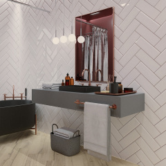 Плитка Golden Tile THE WALL plane бежевий 6L1111/394890 7х300х100 мм Івано-Франківськ