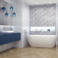 Плитка Golden Tile DECO блакитний DC3051 9х600х300 мм Київ