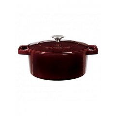 Кастрюля чугунная 24 см 4,35 л Berlinger Haus Metallic Line Burgundy Edition (BH-6497) Умань