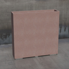 Вазон бетонный Барселона XL 100x100x25 см, уличный садовый Гранит