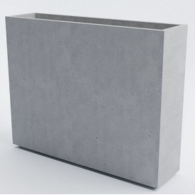 Вазон бетонный Барселона L 80x100x25 см, уличный садовый Художественная покраска